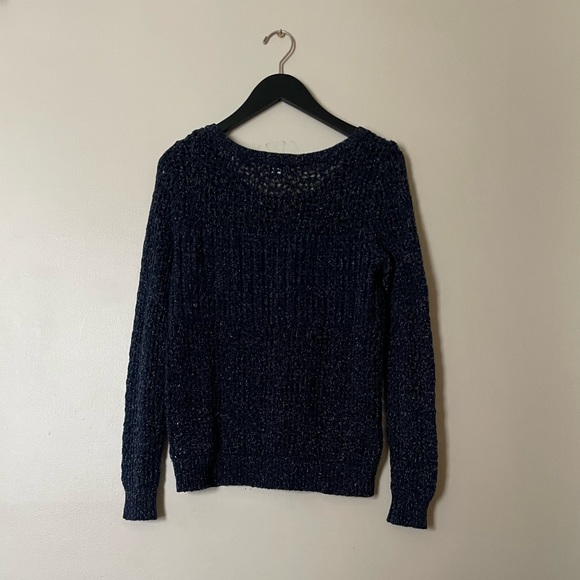 Staring at Stars Navy Knit Sweater - Picture 2 of 2